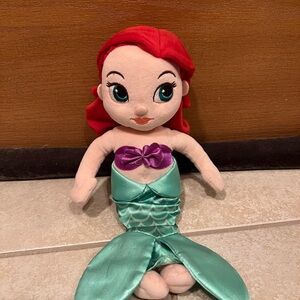 Disney Store Animators’ Princess The Little Mermaid Ariel Plush Toddler Doll